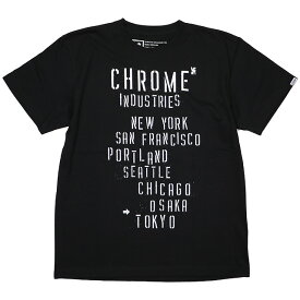 (クローム) CHROME STENCIL ROCK TEE (SS:TEE)(JP078-BK) Tシャツ 半袖 カットソー 日本限定アイテム 国内正規品
