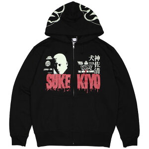 (�n�[�h�R�A�`���R���[�g) HARDCORE CHOCOLATE ���_�Ƃ̈ꑰ (THE INUGAMI FAMILY) ZIP�p�[�J (ZIP HOOD)(P-709P-BK) �X�E�F�b�g �p�[�J�[ �W�b�v�A�b�v ���a���j �s��� �p�쓌�f�f�� �������K�i
