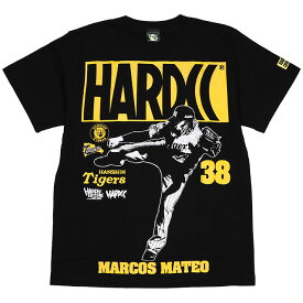 (ハードコアチョコレート) HARDCORE CHOCOLATE 阪神タイガース 番号38 マルコス・マテオ (SS:TEE)(T-970-BK) Tシャツ 半袖 カットソー 野球 ベースボール セリーグ 国内正規品