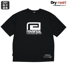 (リバーサル) reversal PEMVS BIGMARK TEE (SS:TEE)(rv20aw001-BK) Tシャツ 半袖 カットソー DRY ドライメッシュ 国内正規品