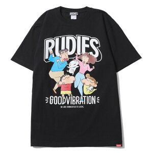 ([fB[Y) RUDIE'S×CRAYON SHINCHAN FAMILY-T (SS:TEE)(85793-BK) TVc  Jbg\[ N񂿂 PVl ot VGC er ADK Ki