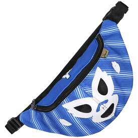 (ハオミン) HAOMING×横浜DeNAベイスターズ コラボヒップバッグ VISITOR (BAG)(204-02-BL) バッグ 鞄 ウエストポーチ 覆面 マスクマン ビジター 国内正規品