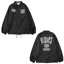 (ルーディーズ) RUDIE'S DRAWING COACH JKT (JACKET)(84490-BK) ジャケット コーチジャケット ナイロン 国内正規品