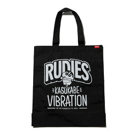 (ルーディーズ) RUDIE'S×CRAYON SHINCHAN KASUKABE VIBRATION SHOPPINGBAG (BAG)(86059-BK) バッグ 鞄 ショッピング クレヨンしんちゃん 春日部バイブレーション 臼井儀人 双葉社 シンエイ テレビ朝日 ADK 国内正規品