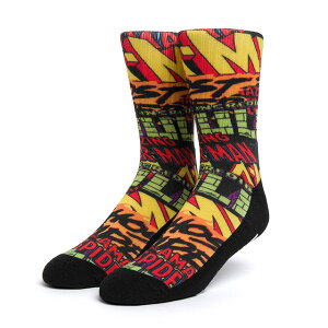 (�n�t) HUF MARVEL MARVEL LOGOS SOCK (SOCKS)(SK00717-MU) �A���_�[�E�F�A�[ ���� �\�b�N�X �C�� �}�[�x�� �S�[�X�g���C�_�[ �������K�i