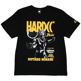 (ハードコアチョコレート) HARDCORE CHOCOLATE 仮面ライダーBLACK (バイタルチャージ・ブラック)(SS:TEE)(T-1901EM-BK) Tシャツ 半袖 カットソー 仮面ライダーブラック 東映特撮ヒーロー 国内正規品