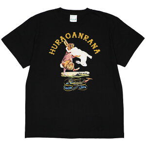 (�n�I�~��) HAOMING×ANIMAL HURACANRANA TEE (SS:TEE)(410-40-BK) T�V���c ���� �J�b�g�\�[ ���� �E�T�M �E���J�����i �v�����X �������K�i