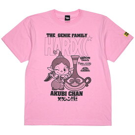 (ハードコアチョコレート) HARDCORE CHOCOLATE ハクション大魔王 アクビちゃん (アラビアン・ピンク)(SS:TEE)(T-1999EM-PI) Tシャツ 半袖 カットソー アニメ 漫画 マンガ タツノコプロ 国内正規品