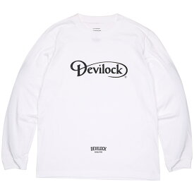 (デビロック) DEVILOCK LOGO LS TEE (LS:TEE)(DVLCKSS-12-WH) ロンT 長袖 Tシャツ カットソー 国内正規品
