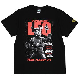 (ハードコアチョコレート) HARDCORE CHOCOLATE ウルトラマンレオ (獅子の瞳ブラック)(SS:TEE)(T-2227EM-BK) Tシャツ 半袖 カットソー 特撮 怪獣 星人 ウルトラマンレオ 円谷プロ 国内正規品