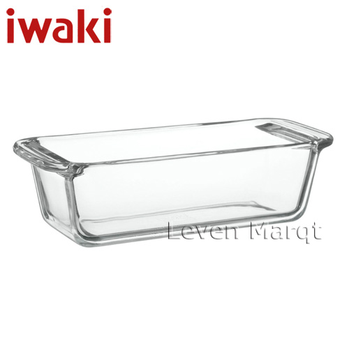 使いやすいパウンド型のガラス製ケーキ型です イワキ Iwaki パウンド焼き型 18 8cm用 ケーキ型 耐熱ガラス オーブン