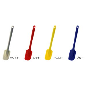 スパチュラヘラ型Mシリコン製レッド【ヘラ/お菓子作り/調理器具】
