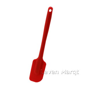 スパチュラヘラ型Mシリコン製レッド【ヘラ/お菓子作り/調理器具】