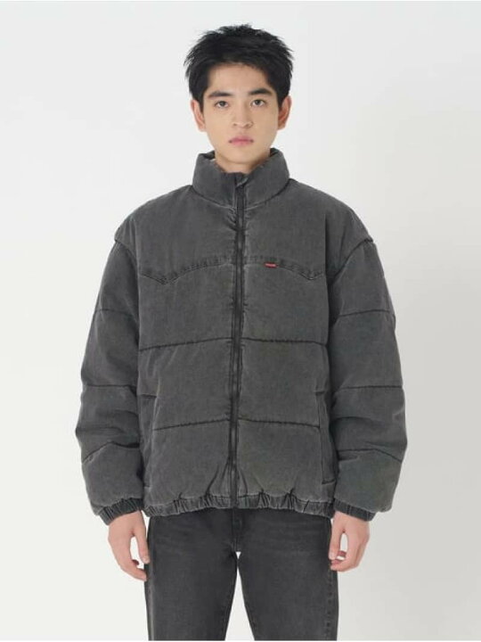 楽天市場】【SALE／58%OFF】スーパーデニムダウンジャケット ブラック  