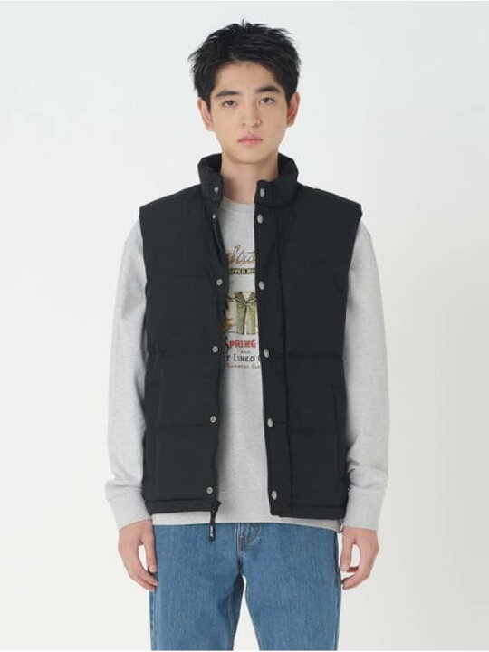 楽天市場】【SALE／60%OFF】ROCKRIDGE ダウンベスト ブラック JET 