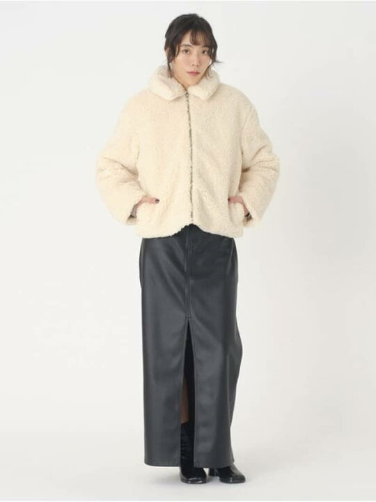 楽天市場】【SALE／60%OFF】KATE シェルパジャケット ホワイト WHITE 