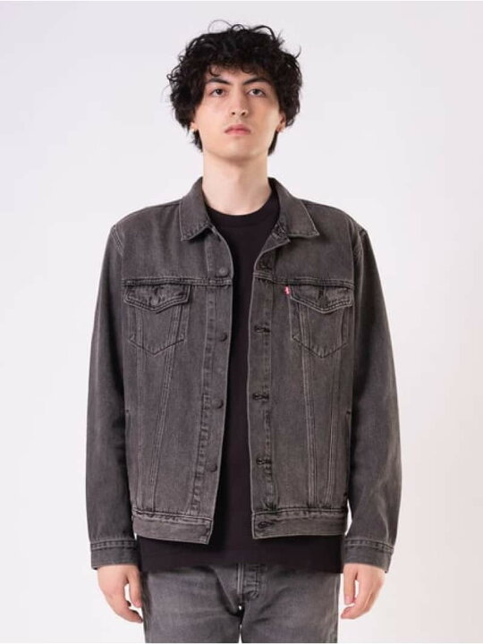 楽天市場】【SALE／40%OFF】トラッカージャケット ブラック ROUND 