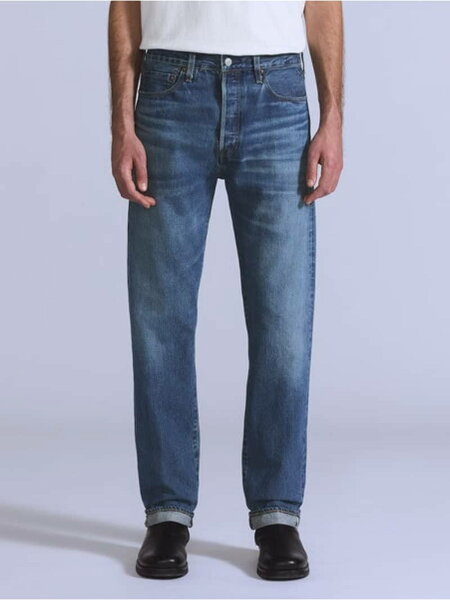 BLUETAB(TM) 1980's 501(R) ORIGINAL ジーンズ ミディアムインディゴ MADE IN JAPAN Levi's リーバイス パンツ ジーンズ・デニムパンツ ネイビー【送料無料】[Rakuten Fashion]