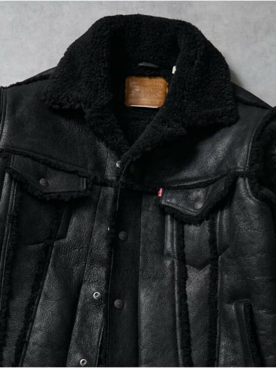 楽天市場】【SALE／50%OFF】SHEARLING OLYMPIA TRUCKER JACKET Levi