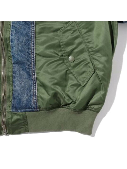 楽天市場】【SALE／40%OFF】MA-1 HYBRID トラッカージャケット CO 