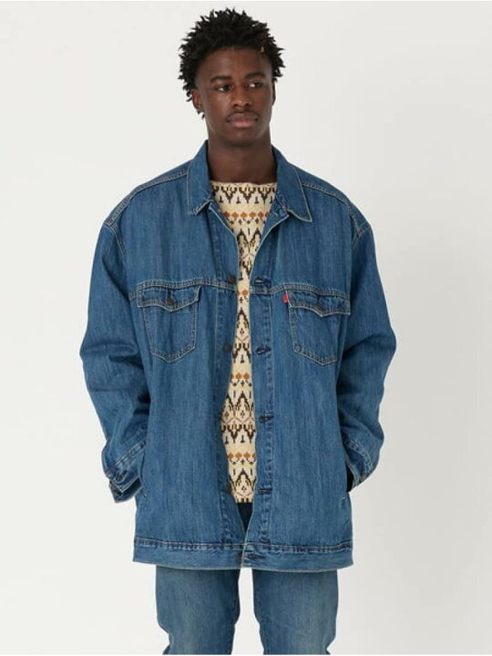 楽天市場】XL トラッカージャケット ミディアムインデゴ STONEWASH
