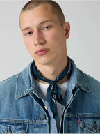 ペイズリーバンダナ Levi's リーバイス ファッション雑貨 マフラー・ストール・ネックウォーマー ブルー[…