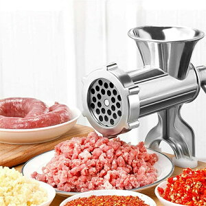 家庭用 多機能 手動式 ミンサー ひき肉器 ソーセージマシン ミートグラインダー ソーセージ作り 唐辛子 最新改良品 手動挽肉機 ミンチ機 腸詰め ステンレス 刀 手作り 錆防止 アルミニウム