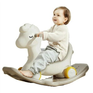 可愛い キッズ用 車輪付き 両用 木馬 ロッキングチェア 座れる 乗り物 乗用おもちゃ 誕生日 出産祝い 1~6歳子供の日 誕生日 クリスマスプレゼント
