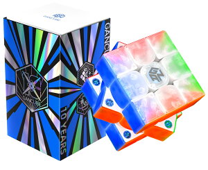 GAN356 M E 10���N�L�O�� 3x3 �}�O�l�b�g �������L���[�u �X�e�b�J�[���X 48�}�O�l�b�g GES Pro+ 12�i�K���͒����p�Y�� �q���E�L�b�Y�E��l������������ (Gan 356M �A�b�v�O���[�h�o�[�W����)