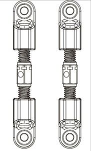 DEERC ���W�R���J�[ 14210�p�X�y�A�p�[�c �X�e�A�����O���b�h