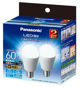 �p�i�\�j�b�N �~�j�N���v�g���^ LED�d�� �������a17mm �d��60W�`���� �����F����(6.9W) ���`�d���E�L�z���^�C�v 2�� �����Ή� LDA7DGE17ESW2T