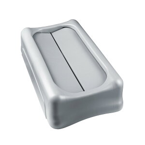 ���o�[���C�h(Rubbermaid) Vented Slim Jim �p�X�C���O�t�^ �O���[ FG267360GRAY