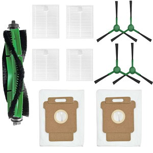 For �A�C���{�b�g (IRobot) �����o�iRoomba) 105 Combo / Q052 / 105 Vac ���{�b�g�|���@ ���Օi, ���C���u���V 1 ��, ���p�b�N 2���C�t�B���^�[ 4���C�T�C�h�u���V 4�� �������i �݊��i