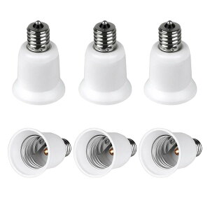 FINELED E17��E26�����ϊ��A�_�v�^�[ �ϊ��\�P�b�g,E17 �� E26 �� �d���\�P�b�g �� ���� ���ȒP�� �ύX �o���܂�(6��)�B
