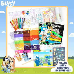 Bluey �A���e�B���b�g�A�N�e�B�r�e�B�o�b�N�p�b�N 10�ȏ�̃A�N�e�B�r�e�B �X�e�b�J�[�T���L���b�`���[4�t�� �z��4�t�� �T�v���C�Y�X�N���b�`�A�[�g4�� Velv-its�|�X�^�[2�� �h��G���[