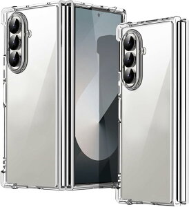 Galaxy Z Fold7 �P�[�X �N���A TPU +PC ��d�ی� ���^ �y�� �V���R�� �M�����N�V�[ Z Fold7 SC-56F�J�o�[�ϏՌ� �ČRMIL�K�i�擾 ����~�� �w��h�~ �h�o ��̌^ �l�C �g�уJ�o�[(�N���A)