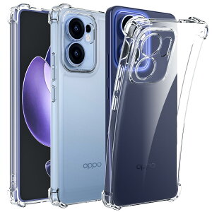 OPPO Reno 13A �P�[�X �N���A �ϏՌ� �J�����ی� ���h�~ �Ռ��z�� �X�g���b�v�z�[�� �ČRMIL�K�i ���m13a �p �J�o�[ �N���X�^���E�N���A