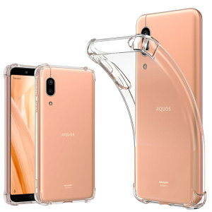 �ϏՌ� �V���[�v AQUOS sense3 sense3 lite sense3 basic Android One S7 SH-02M SHV45 SH-RM12d �p �\�t�g�P�[�X �J�o�[ �P�[�X ���^ �y�� �ϏՌ� �Ռ��z�� �V���R�� TPU�o���p�[ ���� �J�o�|���C�����X�[�d�p ���n