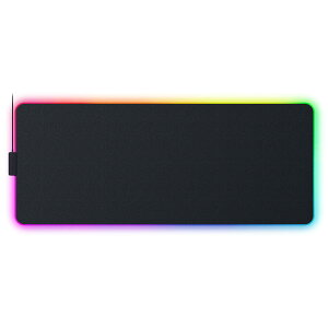 Razer Strider Chroma �n�C�u���b�h �Q�[�~���O�}�E�X�}�b�g 19 Razer Chroma RGB ���C�e�B���O�]�[�� �g���T�C�Y ����~�߃x�[�X ����h�� �V�[�����X�G�b�W �u���b�N RZ02-04490100-R3M1 L�T�C�Y