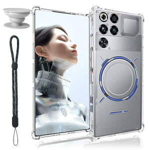 REDMAGIC 11 Pro/11 Pro+ �p �P�[�X �N���A TPU �ϏՌ� �ی�J�o�[ �X�}�[�g�t�H���P�[�X SpinoArmor ���������x ���ς��ɂ��� �w��h�~ �Ռ� �z�� �C�菝�h�~ �ϏՌ� �������� �g�уX�g���b�v �����i��