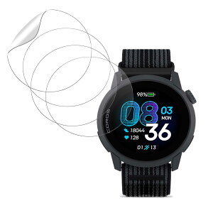 �y4���Z�b�g�zCOROS Pace 4 �X�}�[�g�E�H�b�` 1.2�C���`�ی�t�B���� �X�}�[�g�E�H�b�` �t�B�����yHUKWIMO�z �ی�t�B���� 3D�S�ʕی� �w��h�~ ���ɋ��� HD�����ߗ� �C�A�[�� �ɔ� �������� ����