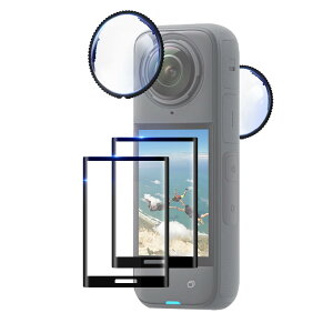 FitStill�ی�t�B�����Z�b�gInsta360 X4 ��p���w�K���X�����Y�K�[�h2��+�����K���X�t���ی�t�B����2�� �d�x9H ���h�~ �w��h�~