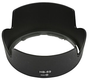 NinoLite HB-69 �AAF-S DX 18-55mm f/3.5-5.6G VR II �p�����Y�t�[�h�A�t�[�h�t������t�\�A���������܂܂Ńt�B���^�[�⃌���Y�L���b�v��t�\