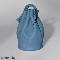 楽天市場】巾着 バッグ 革（カラーブルー）（バッグ・小物・ブランド 