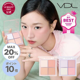 【MAX20%OFF 11日01:59まで】【VDL公式】VDL チークステイン ブラッシャー パレット メイクアップ 韓国コスメ チーク ブイディーエル