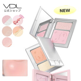 ★美容ランキング1位獲得★【VDL公式】 VDL チークステイン ブラッシャー&ハイライター デュオ 国内発送 メイクアップ 韓国コスメ チーク ブイディーエル