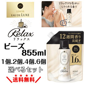 レノア オードリュクス 香り付け専用ビーズ マインドフルネスシリーズ リラックス 詰め替え 855mL大容量 レノア柔軟剤詰め替え 消臭 部屋干し 抗菌 防臭 静電気 花粉対策 アロマビーズ プレミアム ジャスミン ベルガモット リリー レノアオードリュクス 柔軟剤 高級感