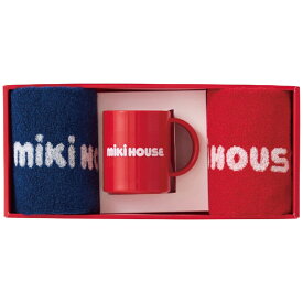 ミキハウス　ミニタオル2枚・マグセット　のし・包装無料、記念品、プレゼント、お返し、贈り物