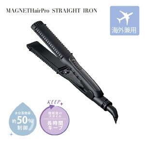 �y���K�i�z �z���X�e�B�b�N�L���A �}�O�l�b�g�w�A�v�� �X�g���[�g�A�C���� MAGNETHairPro STRAIGHT IRON �w�A�A�C���� �C�O�Ή� �X�g���[�g �J�[�� 2way �m�[�}���v���[�g �c�� ���� �L���A�N���X�^
