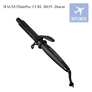 �y���K�i�z �z���X�e�B�b�N�L���A �}�O�l�b�g�w�A�v�� �J�[���A�C���� 26mm MAGNETHairPro CURL IRON �R�e �w�A�A�C���� ������ ��������J�[�� �c�� ���� �L���A�N���X�^�� �V���R�����o�[ ������